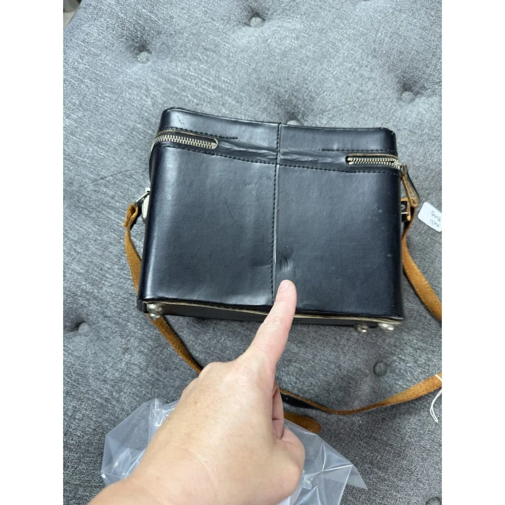 Vintage Kali Bag Retro Film Camera Leather Case Bag Japan‎
